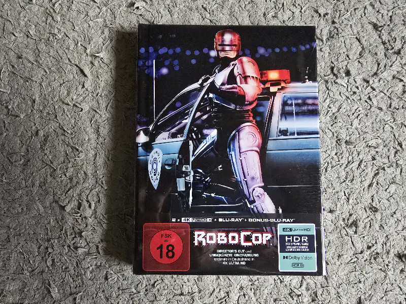 RoboCop Mediabook UHDs & Blu-rays KF & DC OVP