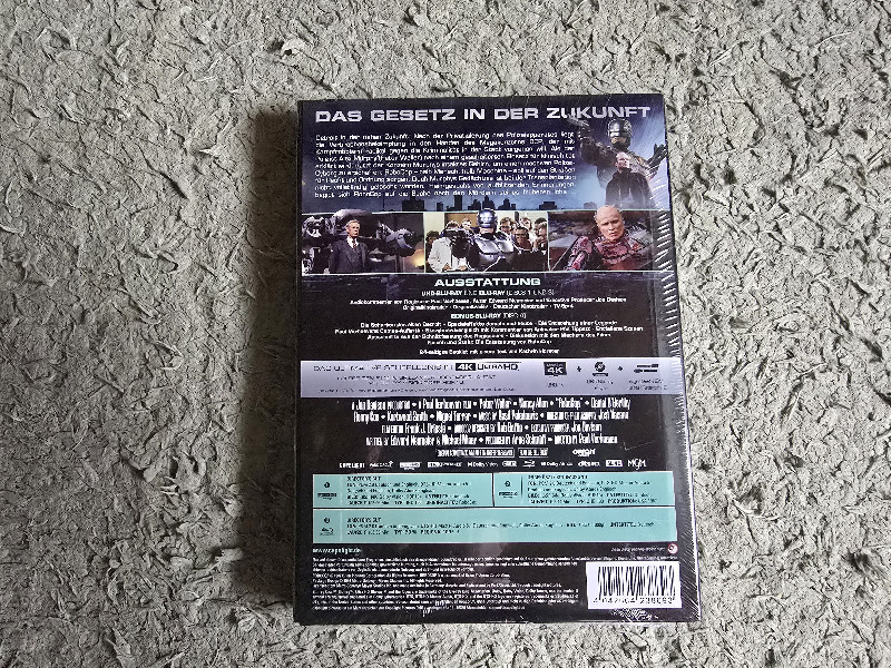 RoboCop Mediabook UHDs & Blu-rays KF & DC OVP