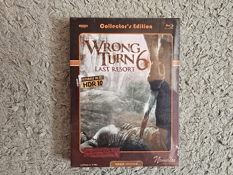 Wrong Turn 6 Mediabook Cover C UHD & Blu-ray OVP
