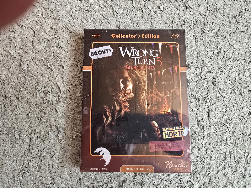 Wrong Turn 5 Mediabook Cover C UHD & Blu-ray OVP