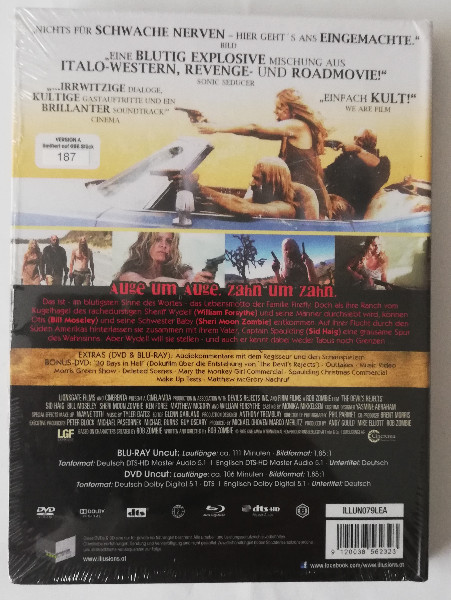 THE DEVIL`S REJECTS ( UNCUT ) MEDIABOOK  IN FOLIE