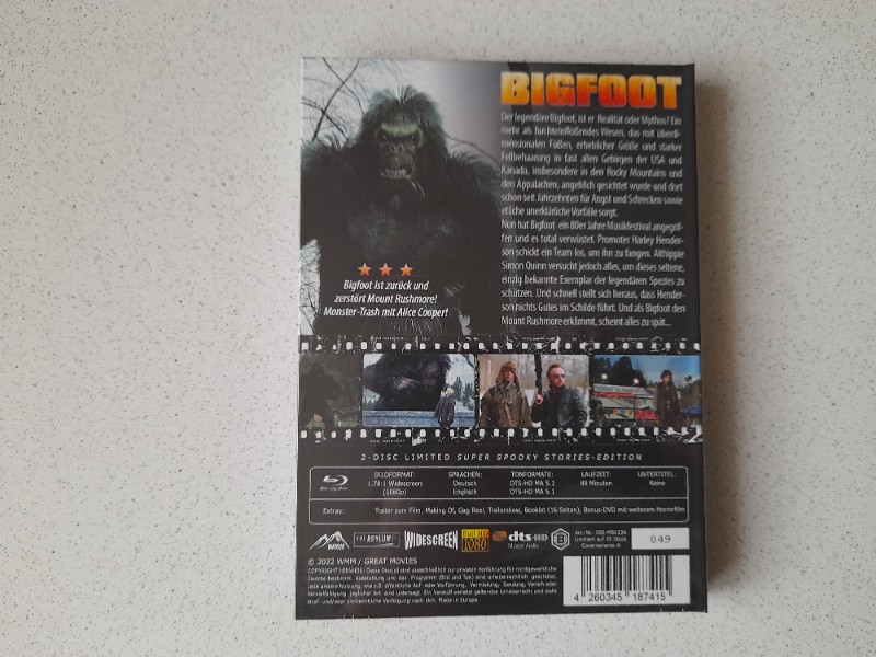 MEDIABOOK : BIGFOOT - ALICE COOPER -  55 St�cK