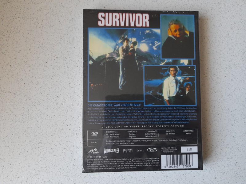 MEDIABOOK : SURVIVOR - LIMITIERT 222 ST�CK