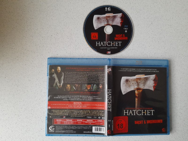 Blu-ray : HATCHET - UNCUT & UNCENSORED