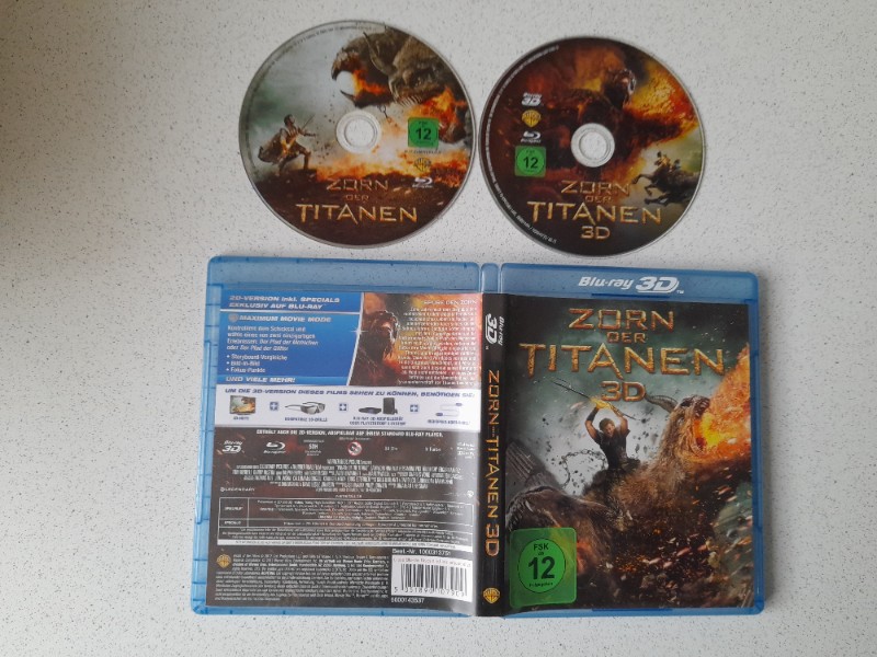 3D Blu-ray : ZORN DER TITANEN - SAM WORTHINGTON