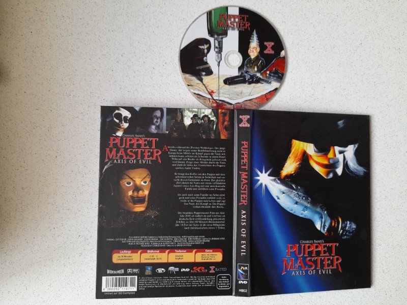 MEDIABOOK : PUPPET MASTER AXIS OF EVIL - uncut