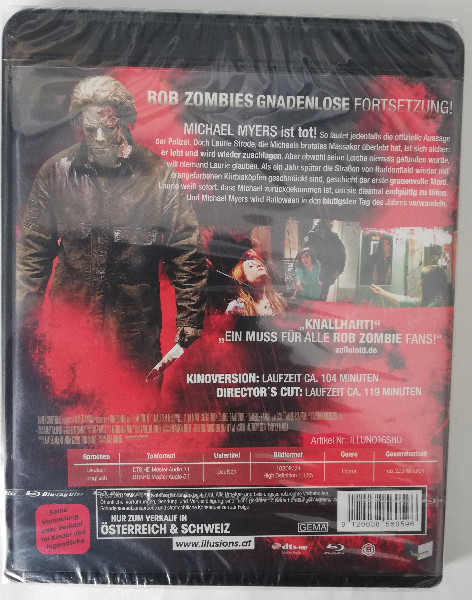 HALLOWEEN  2   ( UNCUT )  NEU IN FOLIE