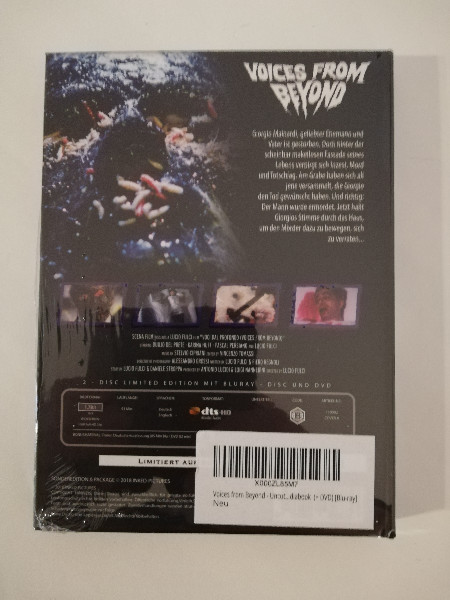 VOICES FROM BEYOND  (MEDIABOOK) NEU IN FOLIE
