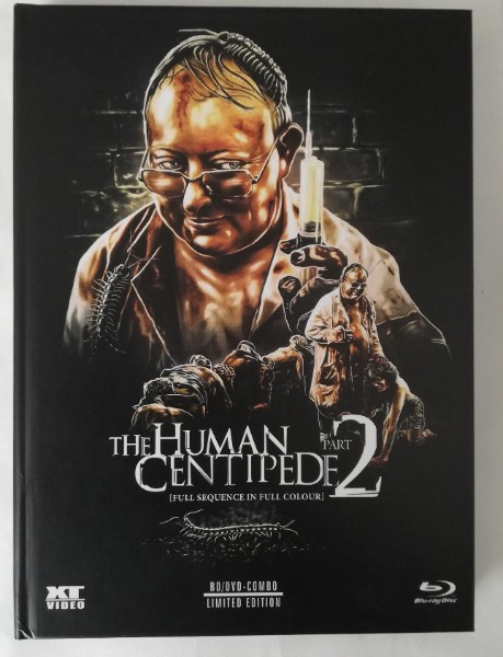 THE  HUMAN  CENTIPEDE  2  ( UNCUT ) MEDIABOOK