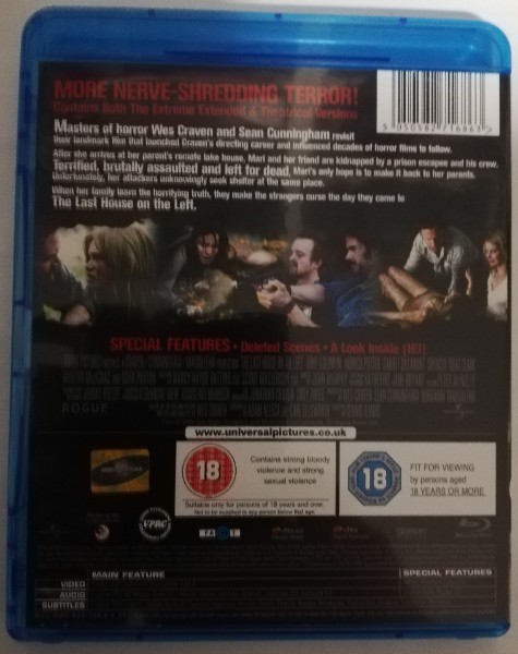 THE  LAST  HOUSE  ON  THE  LEFT    ( UNCUT )