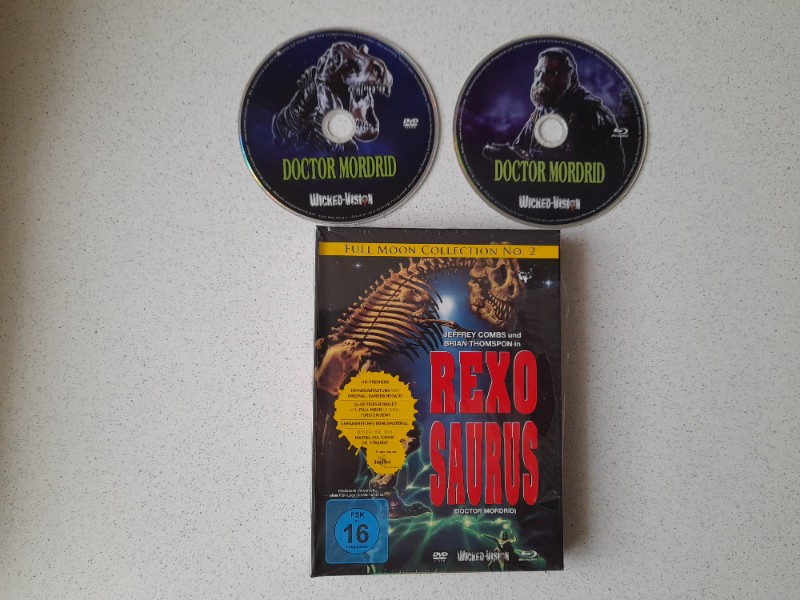 MEDIABOOK : REXO SAURUS -UNCUT mit  JEFFREY COMBS