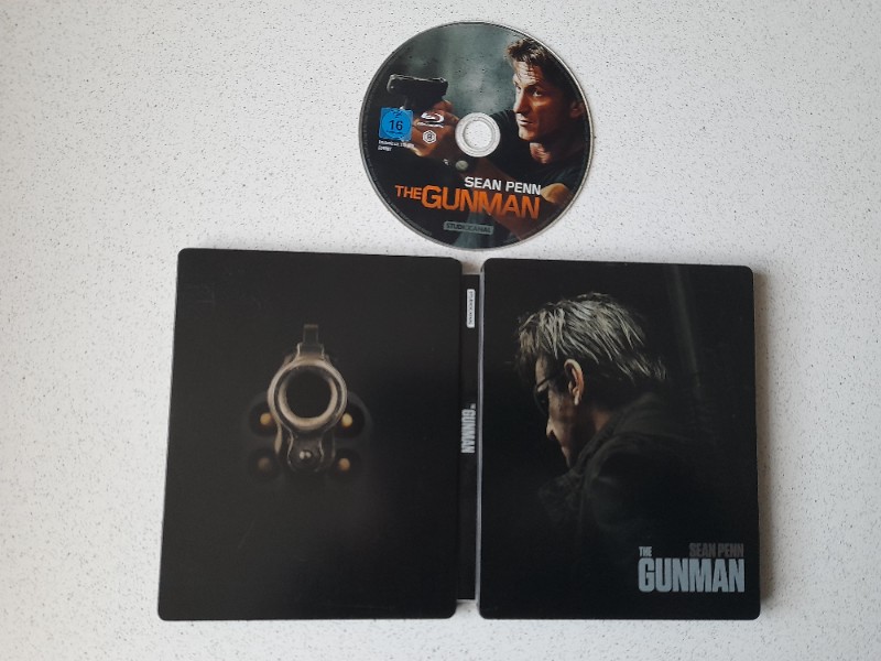 Blu-ray STEELBOOK : THE GUNMAN - SEAN PENN