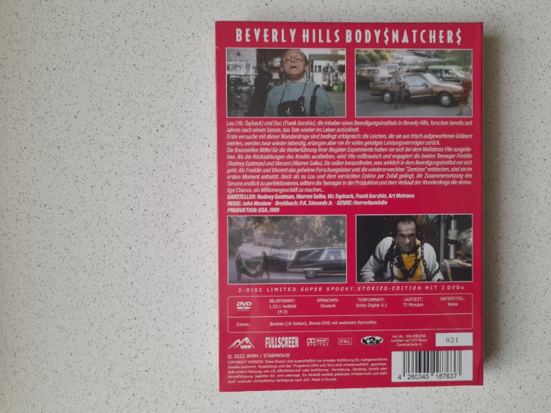 MEDIABOOK : BEVERLY HILLS BODYSNATCHERS -333 St�ck