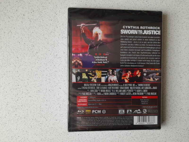 Blu-ray : SWORN TO JUSTICE - UNCUT - ROTHROCK