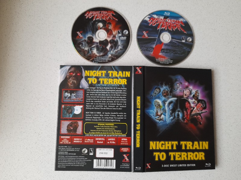 MEDIABOOK : NIGHT TRAIN TO TERROR - UNCUT -222 St�