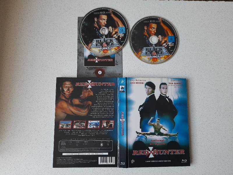 MEDIABOOK : RED HUNTER - UNCUT - 250 ST�CK