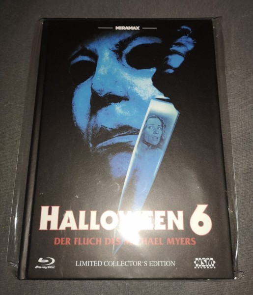 HALLOWEEN 6 * 3 DISK MEDIABOOK * OOP