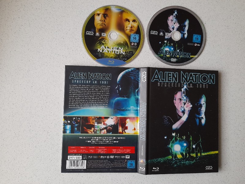 MEDIABOOK : ALIEN NATION - 222 ST�CK - JAMES CAAN