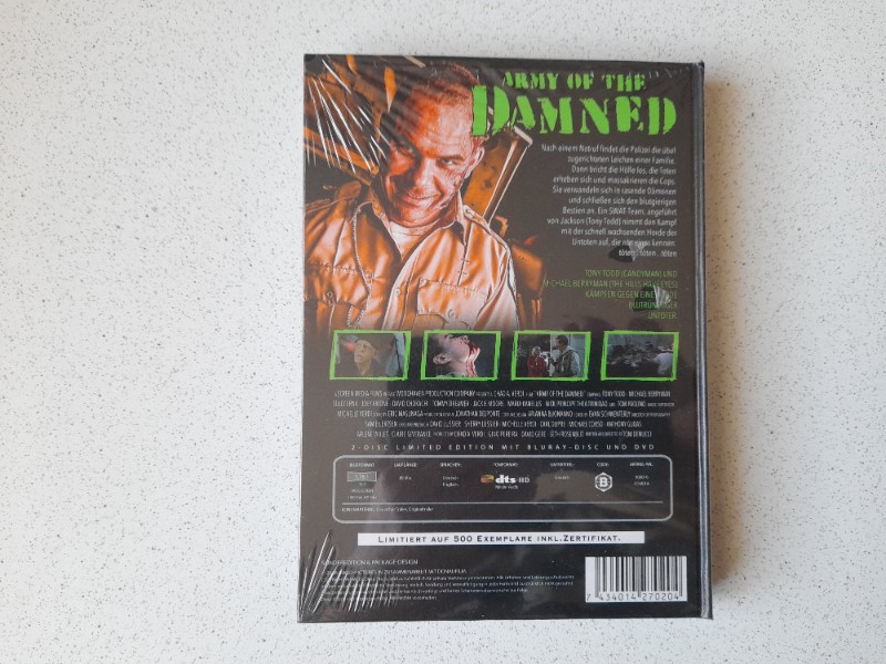 MEDIABOOK : ARMY OF THE DAMNED - LIMITIERT 500 ST�