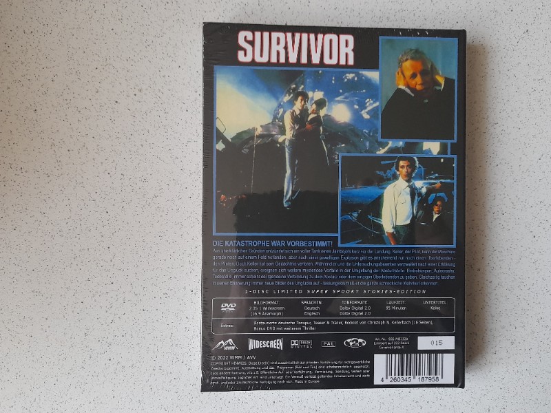 MEDIABOOK : SURVIVOR - JOSEPH COTTEN  -  222 St�ck