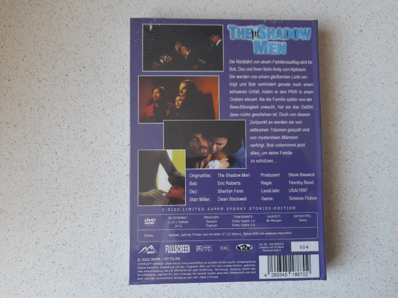 MEDIABOOK : THE SHADOW MEN - LIMITIERT 55  ST�CK