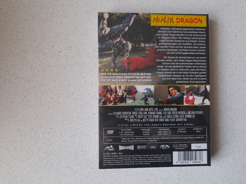 MEDIABOOK :  NINJA DRAGON -  144 St�ck