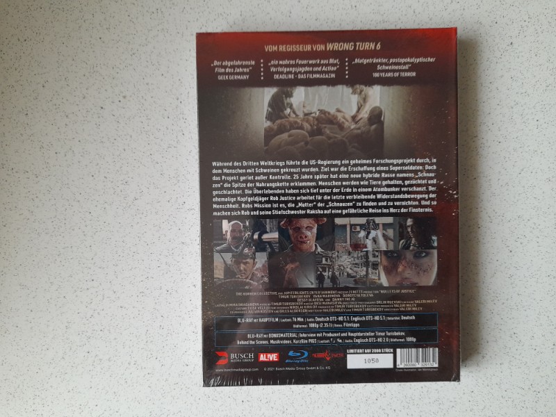 MEDIABOOK : BULLETS OF JUSTICE - LIMITIERT 2000 ST