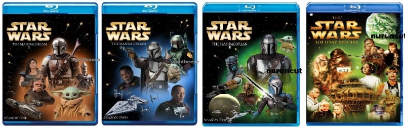 Star Wars The Mandalorian 123 + Holiday Blu-ray