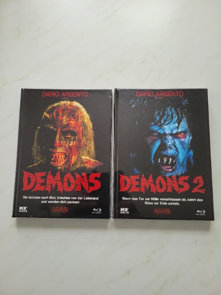 Demons 1 + 2, Mediabook unwattiert, Limited Ed.
