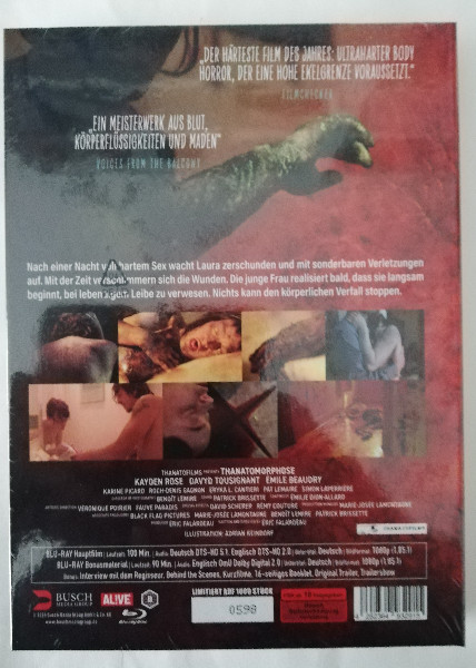 THANATOMORPHOSE   (MEDIABOOK) NEU IN FOLIE