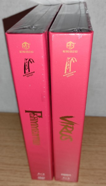 RETROGOLD Mega-Mediabook FLAMMENTOD + VIRUS