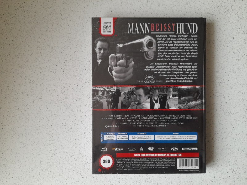 MEDIABOOK : MANN BEISST HUND - LIMITIERT 500 ST�CK