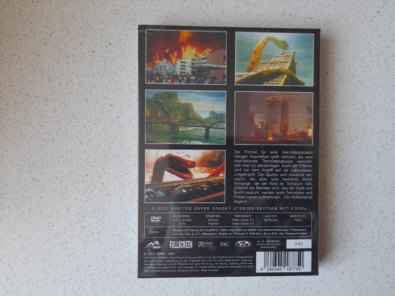 MEDIABOOK : TERROR SERPENT - LIMITIERT 111 ST�CK