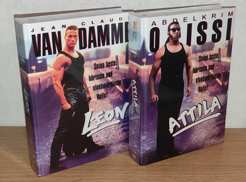 Retrogold Mega-Mediabook LEON + ATILLA - VAN DAMME