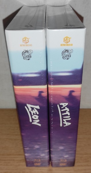 Retrogold Mega-Mediabook LEON + ATILLA - VAN DAMME