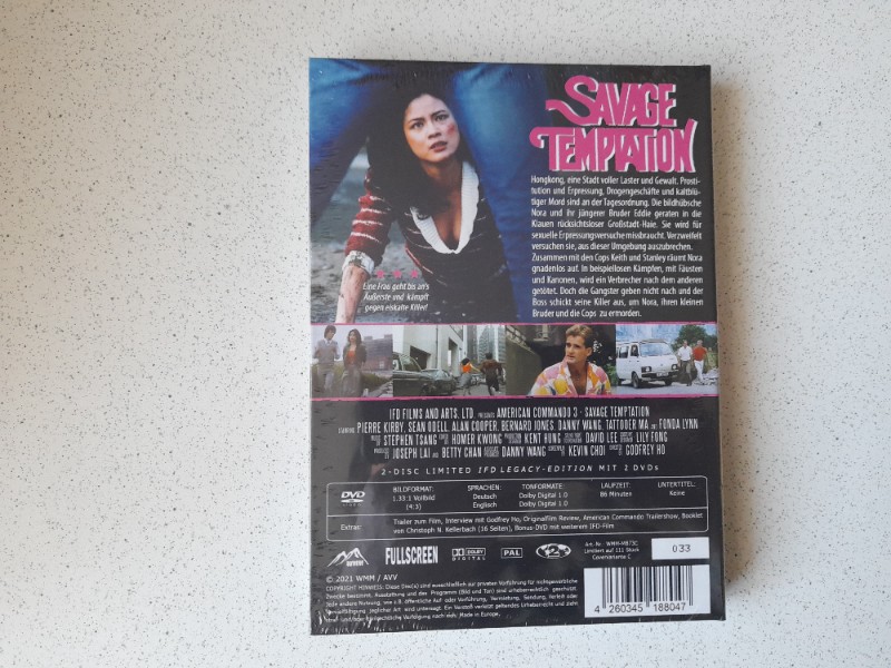 MEDIABOOK : SAVAGE TEMPTATION - LIMITIERT 111 ST�.