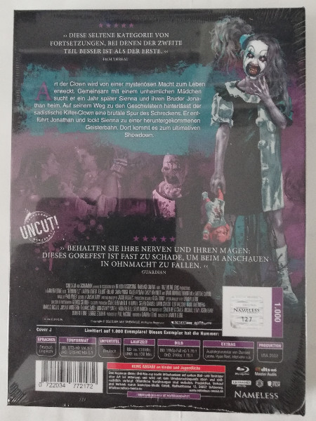 TERRIFIER 2 (MEDIABOOK) NEU IN FOLIE