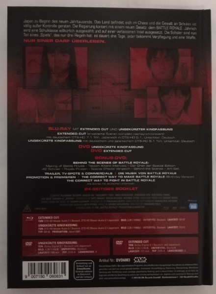 BATTLE  ROYALE  ( UNCUT ) MEDIABOOK