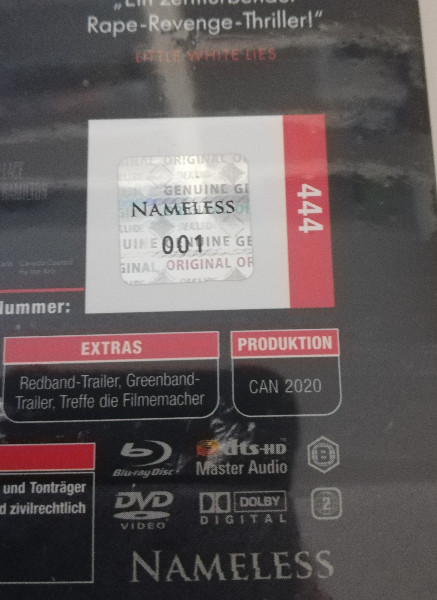 VIOLATION  (MEDIABOOK) NEU IN FOLIE - NR.1 von 444
