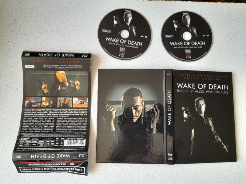 MEDIABOOK : WAKE OF DEATH - UNCUT - VAN DAMME