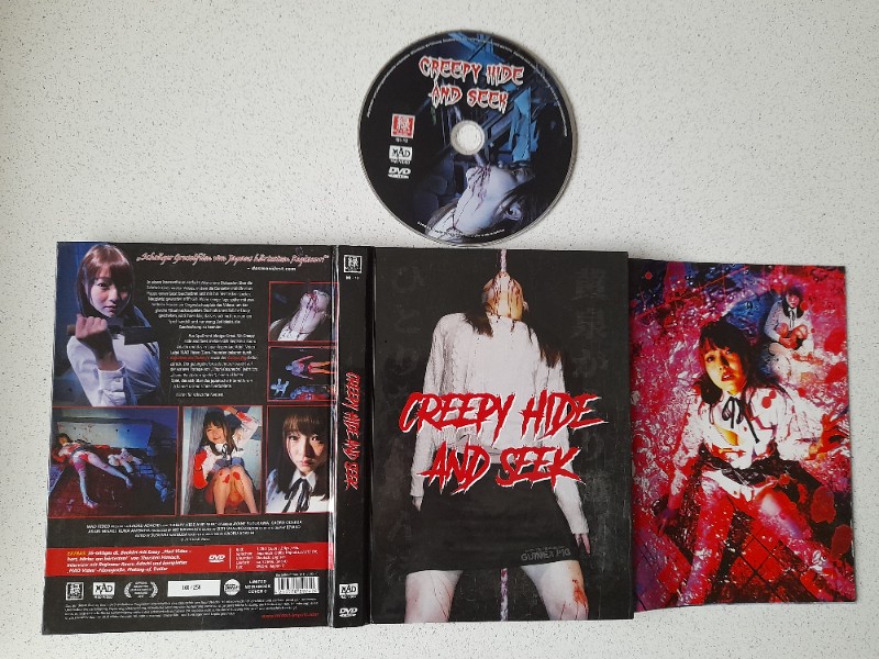 MEDIABOOK : CREEPY HIDE AND SEEK - UNCUT - 250 St.