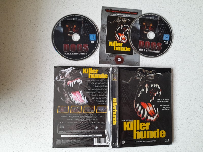 MEDIABOOK : KILLER HUNDE - UNCUT - 234