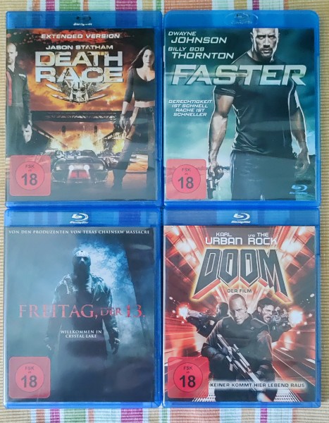 4x Blu-ray, Action Horror