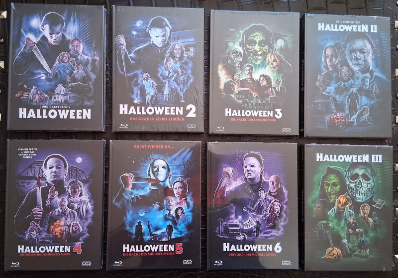 Halloween 1-6 NSN 111wer inkl. Abo Mediabook OVP