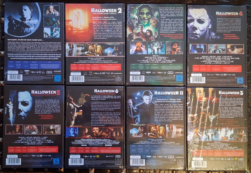 Halloween 1-6 NSN 111wer inkl. Abo Mediabook OVP