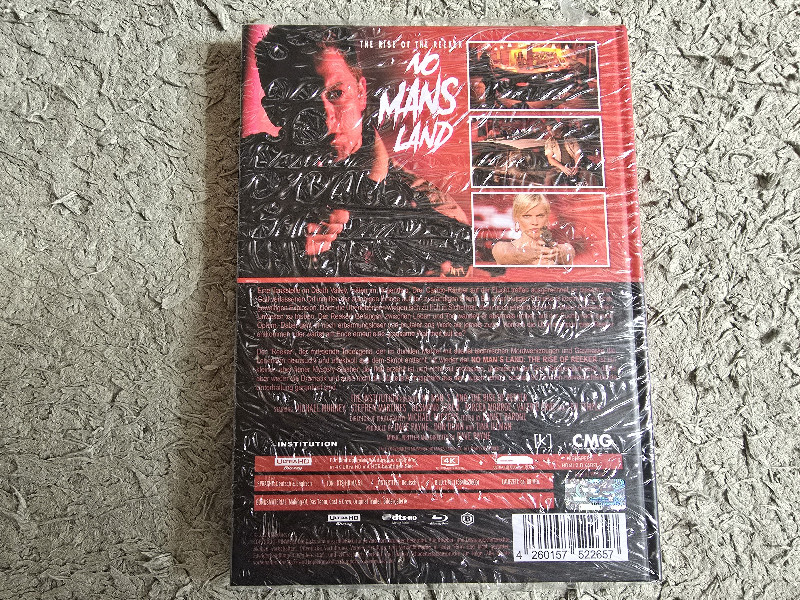 No Mans Land Mediabook Cover A UHD & Blu-ray OVP
