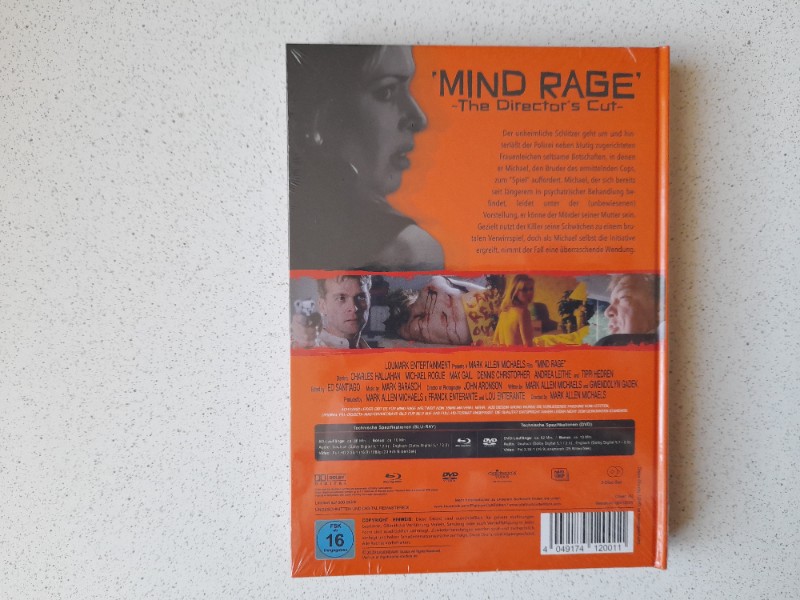 MEDIABOOK : MIND RAGE - UNCUT - DIRECTOR�S CUT
