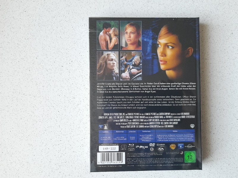 MEDIABOOK : ANGEL EYES - JENNIFER LOPEZ - 222 St.