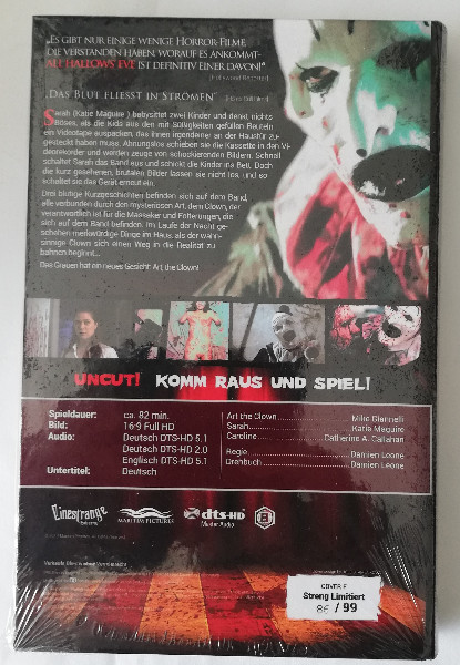 TERRIFIER THE BEGINNING  (  UNCUT  )GROSSE HARTBOX