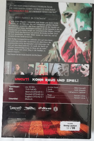 TERRIFIER THE BEGINNING  (  UNCUT  )GROSSE HARTBOX